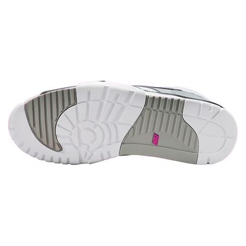 Image of Nike Men's Air Trainer 1 Fashion Trainers, Medium Grey White Hyper Purple Black, 13 US