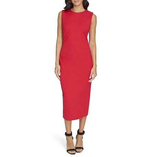 Image of Calvin Klein Women's Midi Sleeveless Dress