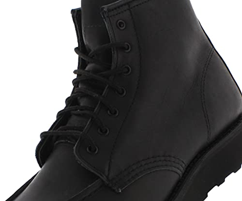 Red Wing Womens 6 Inch Classic Moc Leather Black Boots 8.5 US3