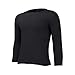 Thermal Shirts For Men,Mens Thermal Long Sleeve Shirt Crewneck Fleece Lined Base Layer Lightweight Athletic Undershirt Winter Tops Workout