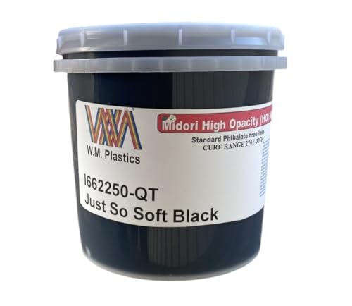 Plastisol Ink for Screen Printing-Quart (Just So Soft Black)