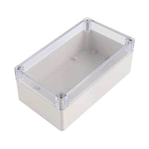 Waterproof Junction Box,Saim DIY ABS Plastic Project Junction Box Enclosure 158 x 90 x 60mm Cover