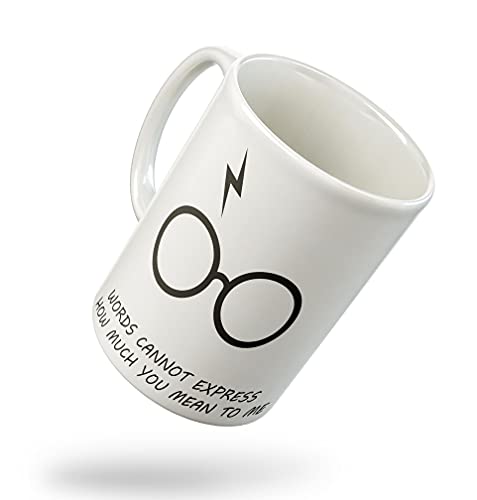Image of Words Cannot Express Printed White Coffee /Tea Mug Coffee Lover | Coffee Addict | Friends | Girls | Boys