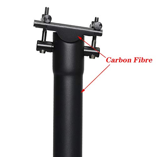 QIKU Carbon reggisella ，Tubo per sellino Bici, in