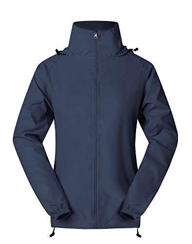 Image of Women's Lightweight Waterproof Jacket Packable Windbreaker Running Coat
