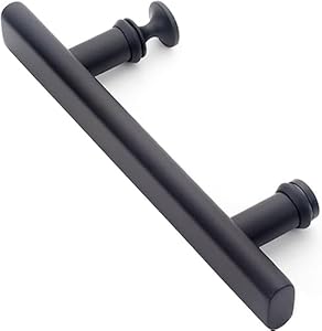 Bazac Modern Black Stainless Steel Door Handle