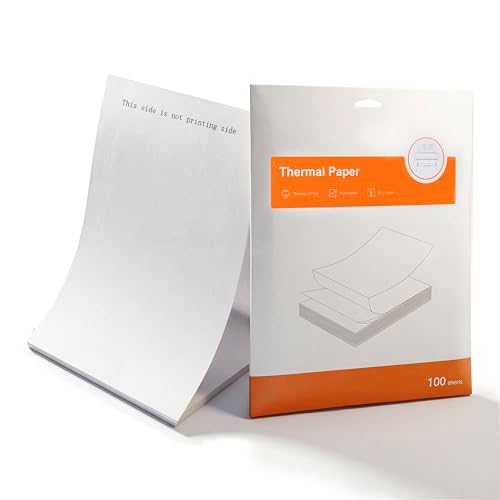 Image of Portable Thermal Printer for Laptop, and 100 Sheets Thermal Paper