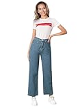 KOTTY Women High Rise Cotton Lycra Blend Ankle Length Jeans