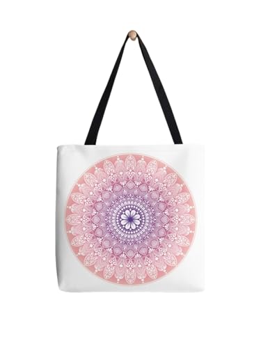 Sac fourre-tout mandala pêche en toile pour vos sorties