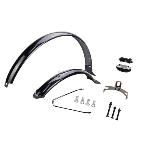 自転車用フェンダー保護カバー 26インチタイヤ対応, ブラックブレース