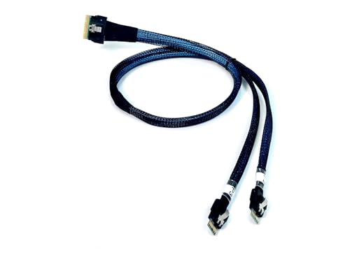 ?SlimSAS 8i S?FF-8654 to 2 X SlimSAS 4i Cable - 60CM