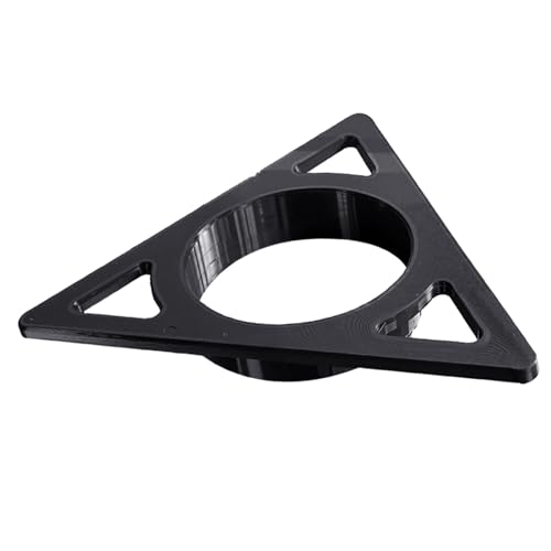 Dezzhou Soporte triangular para máquina de café prensado a mano, soporte de textura, marco de cafetera, soporte de goteo