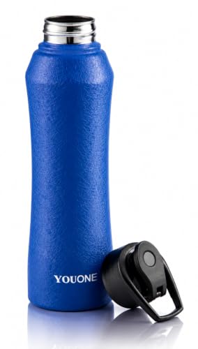 Image of YOUONE Stainless Steel 1000 ML Water Bottle (Charcoal Blue)