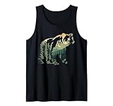 Bear Forest Mountains Tank Top