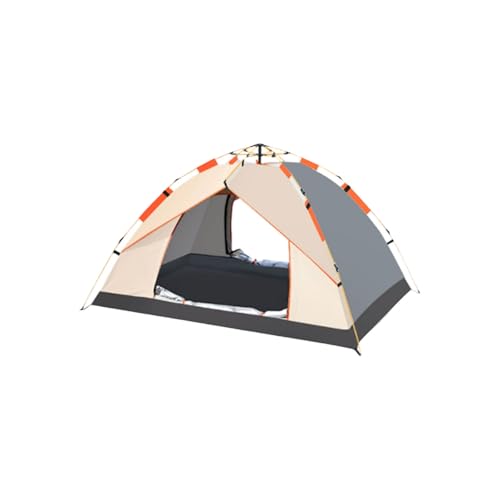 Carpa de camping doble puerta gran espacio portátil miniatura 1