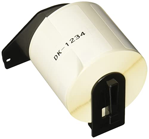 Image of Brother Genuine DK-1234 Die-Cut Name Badge Paper Labels,2.3 in x 3.4 in (60 mm x 86 mm) Adhesive Name Badge White Paper Labels,260-Labels per Roll,3 Rolls per Box,(Pack of 8)