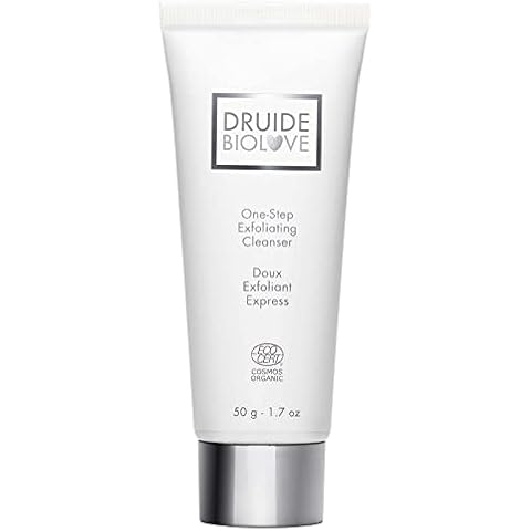 Druide Biolove | Organic Face Detox Cleanser + Physical Exfoliator | Activated Charcoal & Bamboo Stem Cell Particles Unclog Pores, Revitalise Complexion | Sensitive, Oily, Acne prone skin, 50g Cover