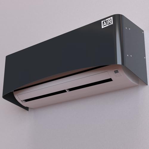 Box Air Klima Funda Split para aire acondicionado Split Cover - Oculta el split y respeta el diseño de tu hogar (Antracita, L)