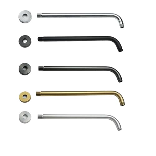 Bras d extension douche mural gris 20-40cm en acier inoxydable - 2