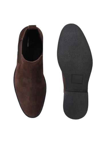 Image of Carlton London Men's Chelsea Slip-On Round Toe Comfortable Boot