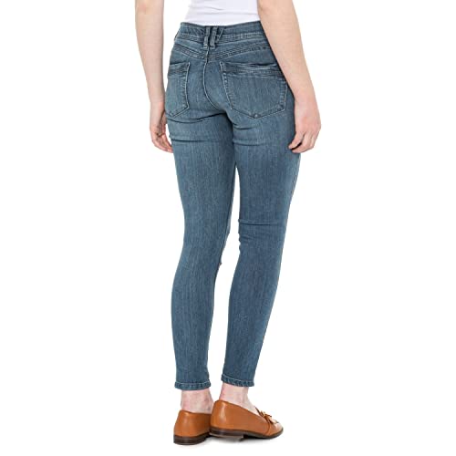 Democracy Women's Ab Solution Straight Leg Jean, Mid Rise Freedom Blue, 42