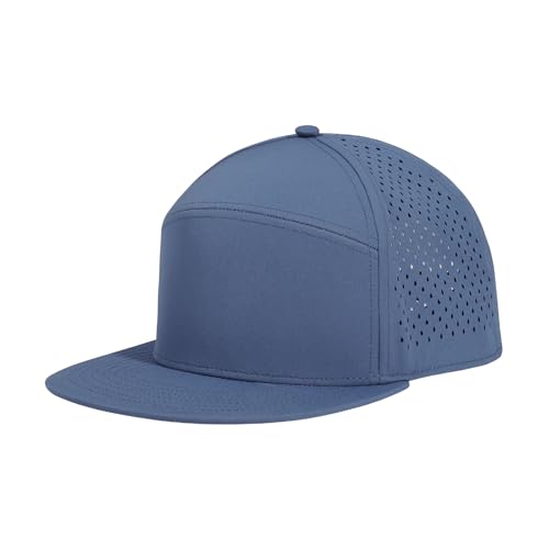 Image of LiuSuper XXL Baseball Cap - Extra Large Flat Brim Snapback 5 Panel Trucker Hat for Big Heads