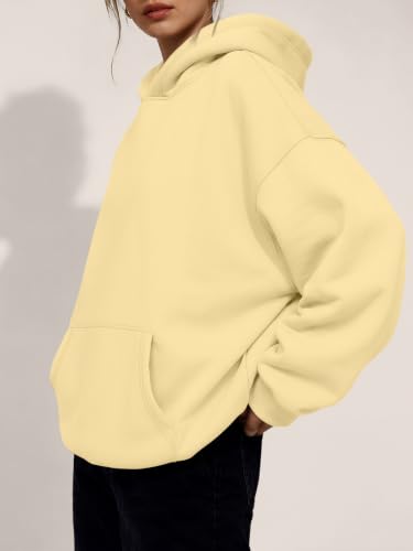 Image of Trendy Queen Women Oversized Hoodies Fall Outfits | Gentle Skin Feel, Aesthetic Drop Shoulder, Large Kangaroo Pocket, Seamless Daily Outfit Match