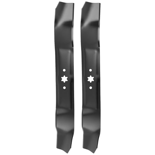 942-0616A Mower Blade for 42 Deck Compatible with C ub Cadet LT1042 LT42 ZT1-42 C raftsman T110 T130 T210 T roy-Bilt RZT-42 Bronco Pony Mustang 42 Replace 742-0616 742-0616A 942-04126 2-Pack