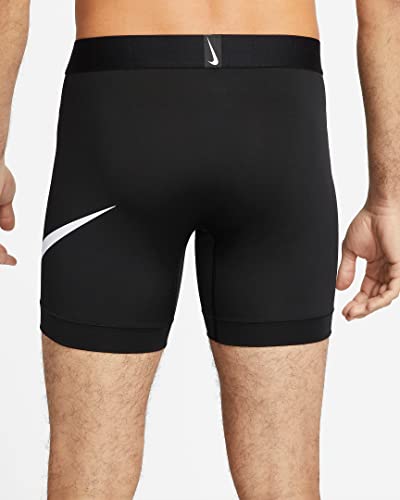 Nike Men`s Dri-Fit Essential Micro Boxer Briefs 1 Pack (B(Ke1160-001)/W, X-Large) #TOP1
