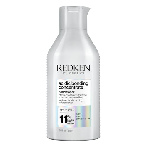 Redken | Acondicionador Sin Sulfatos para Fortalecer todo tipo de Cabellos, Acidic Bonding Concentrate, 300 ml