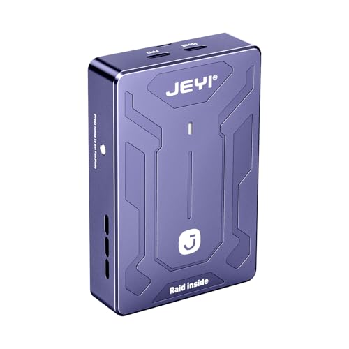 Caja externa JEYI para 2 SSD NVMe M.2, USB 3.2 Gen2 miniatura 1