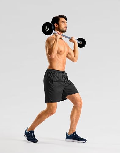 Image of G Gradual Men's Gym Workout Shorts Zipper Pockets 5 inch / 7 inch Quick Dry Breathable Runing Athletic Short for Men