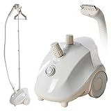 KMFurnila Garment Steamer for Clothes Standing, 1500W Efficient Clothes Steamer Standing with Wheels, Professional 58OZ Water Tank for Continuous Steaming, Fast Heating Wrinkle Remover