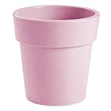 AC - Maceta con aro Desmontable - Plástico Resistente - Ideal para el Hogar, Plantas, Jardín, Decoración. - Cuidado de Plantas - Forma Redonda - Ø 20 cm - Color: Rosa