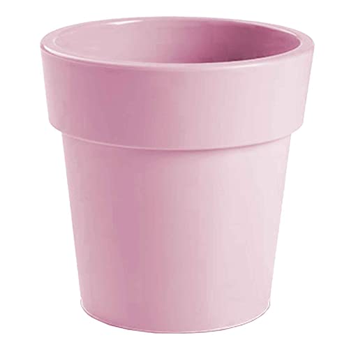 AC - Maceta con aro Desmontable - Plástico Resistente - Ideal para el Hogar, Plantas, Jardín, Decoración. - Cuidado de Plantas - Forma Redonda - Ø 20 cm - Color: Rosa
