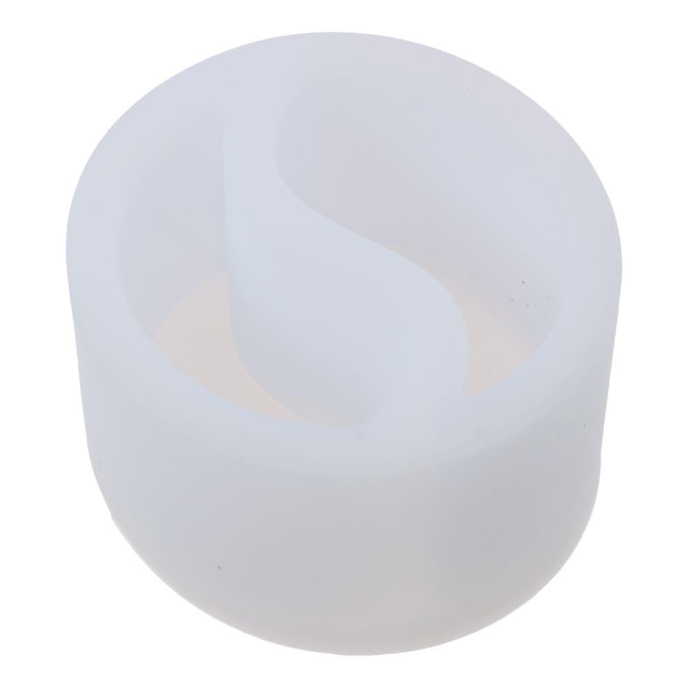 Yin Yang Candle Jar Silicone Mould Gypsum Resin Casting Silicone Mould for Candles and Storage Box DIY Craft Making