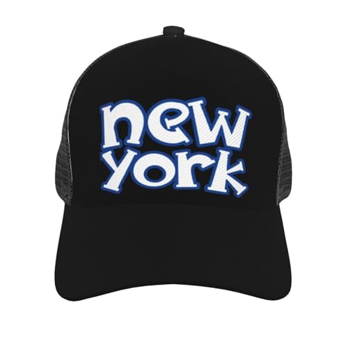 New York City Mesh Baseball Cap - Classic Adjustable Peak Cap, Trucker Hat for Men & Women2