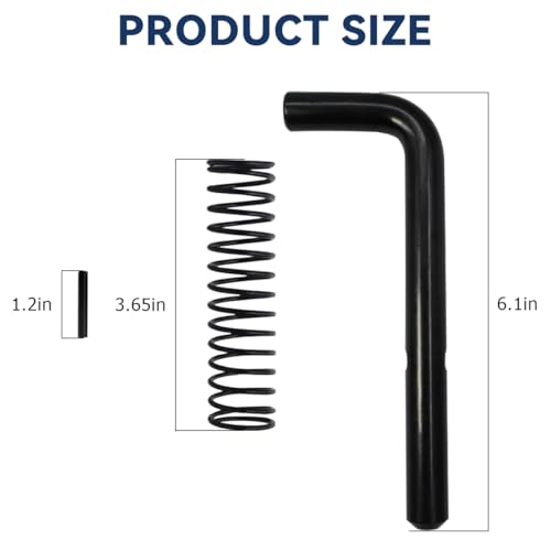 image for HZEL 2PCS 819T Trailer Gate Pin, Spring Latch Repair Kit Replacement f