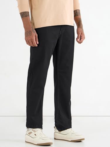 Image of Bewakoof Men's Slim Straight Fit Jeans