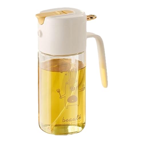 Botella dispensador de aceite de oliva, 2 pulgadas de almacenamiento de aceite de oliva, hebillas de sellado integradas Gadgets de cocina para el hogar, barbacoas al aire libre, picnic, camping