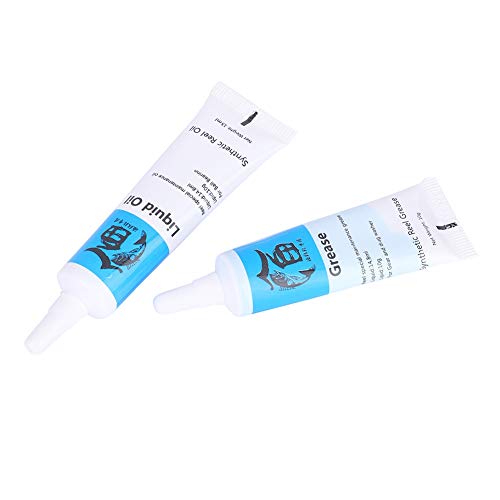 SUEH Fishing Reel Lubricant Kit - Oil & Grease for Spinning & Low-Profile Reels - 10g Each - 30g Total - Prevent Corrosion - Marine Use