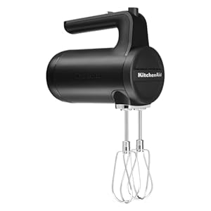 KitchenAid Cordless 7 Speed Hand Mixer – KHMB732, Matte Black