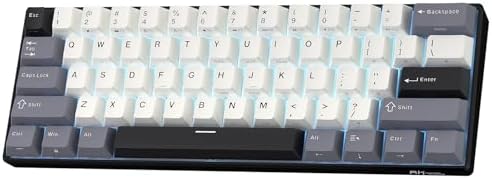 RK ROYAL KLUDGE RK61 - Teclado mecánico inalámbrico para videojue...