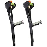 coquilles neocaledoniennes 【Réglage en Hauteur à 10 Niveaux】Conçues pour un confort tout au long de la journée, ces béquilles pliables offrent 10 hauteurs réglables de 93 à 115 cm pour s'adapter aux utilisateurs de différentes tailles. Il suffit d'appuyer sur le bouton pour obtenir la position idéale, ce qui permet d'adopter une posture correcte et de réduire les tensions sur les poignets et les bras.