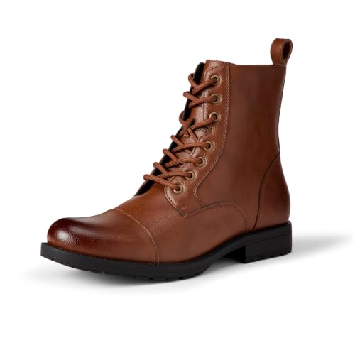 Image of Amazon Essentials Men's Cap Toe Lace Up Combat Boots