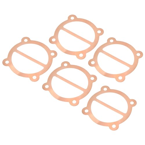 PATIKIL Air Compressor Head Gasket Kit, 5 Pack 65mm Copper