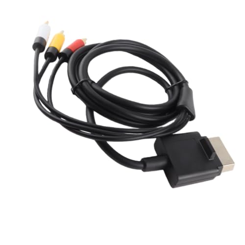 Cable Xbox 360 Slim de componentes de repuesto con audio óptico 6