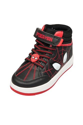 Marvel Spiderman Jungen Sneaker - Schwarz und Rot High Top...