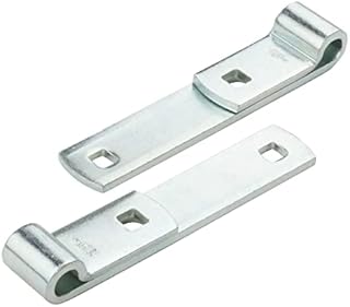 National Hardware N130-005 290BC Screw Hook/Strap Hinges in Zinc plated, 2 pack,6 Inch
