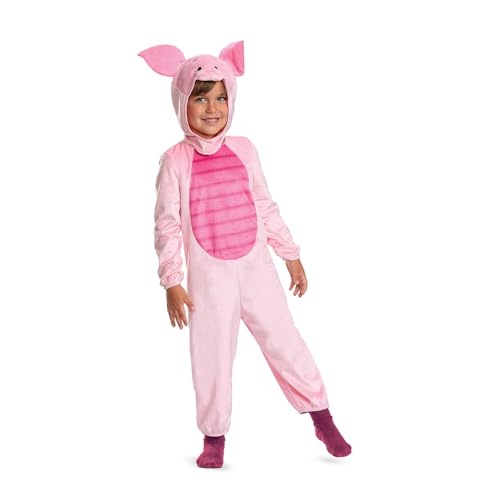 Disguise Disney Winnie the Pooh Piglet Jumpsuit for Kids & Toddlers, Officially Licensed - Image 4